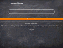 Tablet Screenshot of motocoaching.de